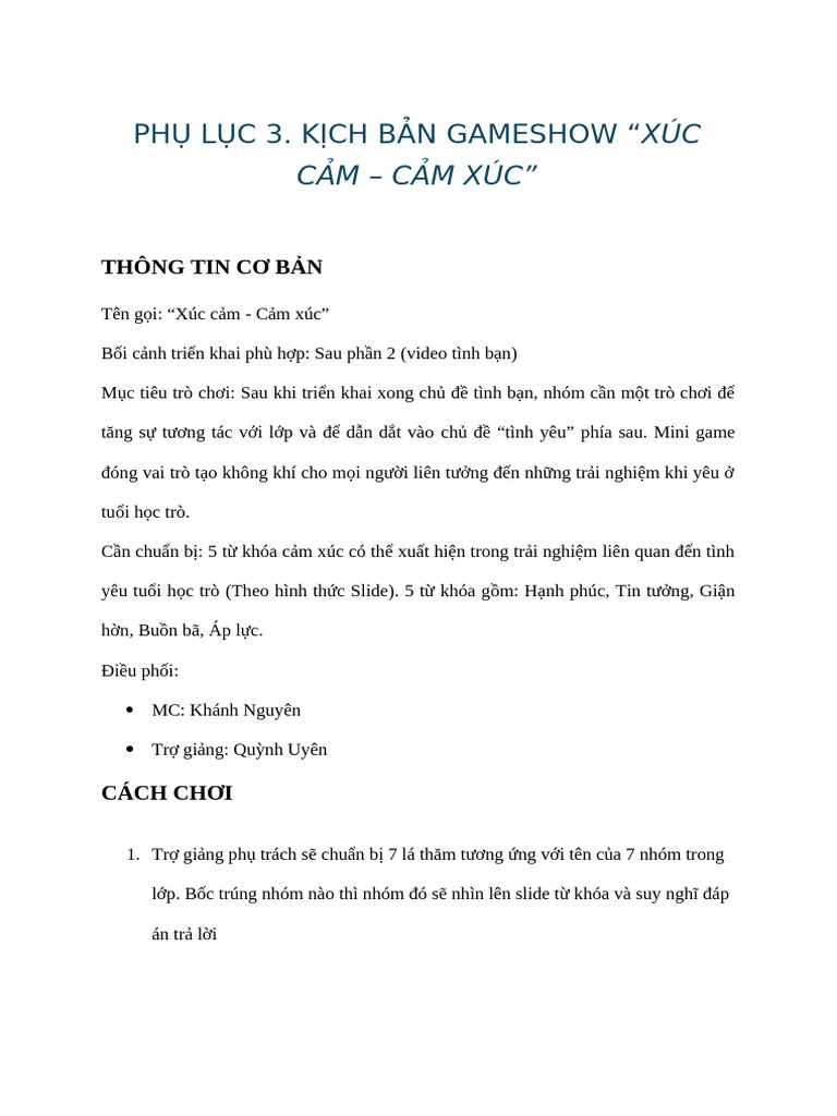 Mini Game | PDF