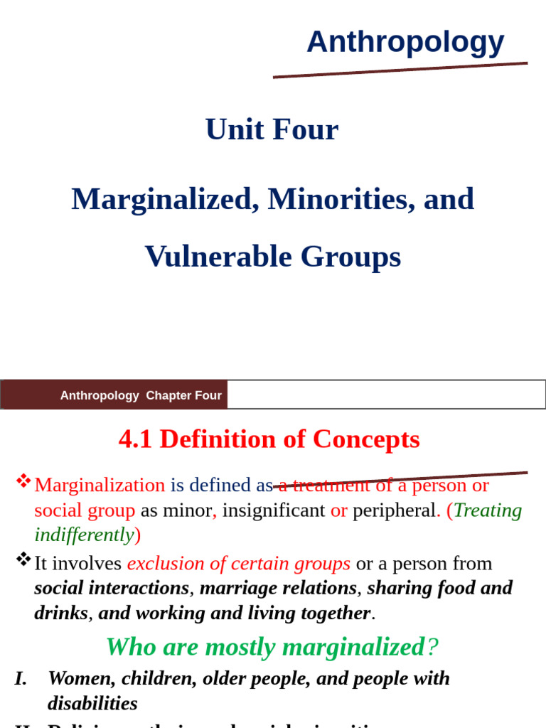 Marginalization and Vulnerability in Ethiopia | PDF | Female Genital ...