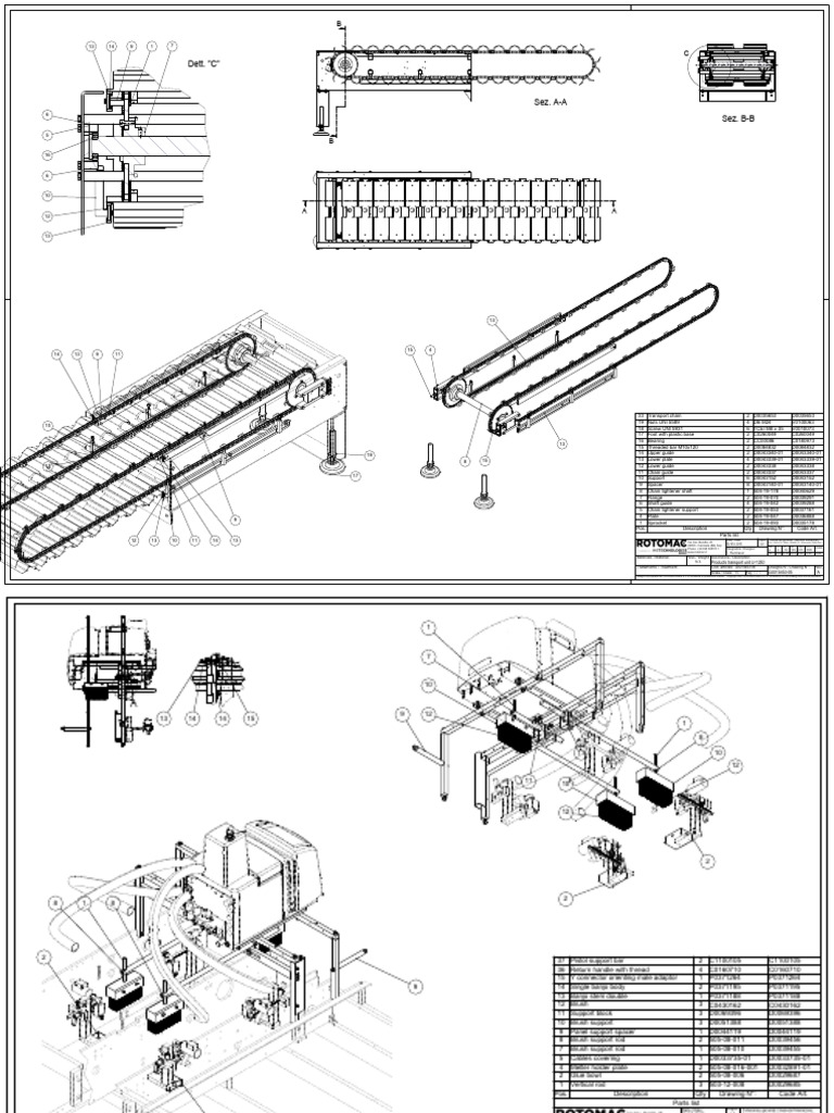 Parts List for Transport Units and Components | PDF
