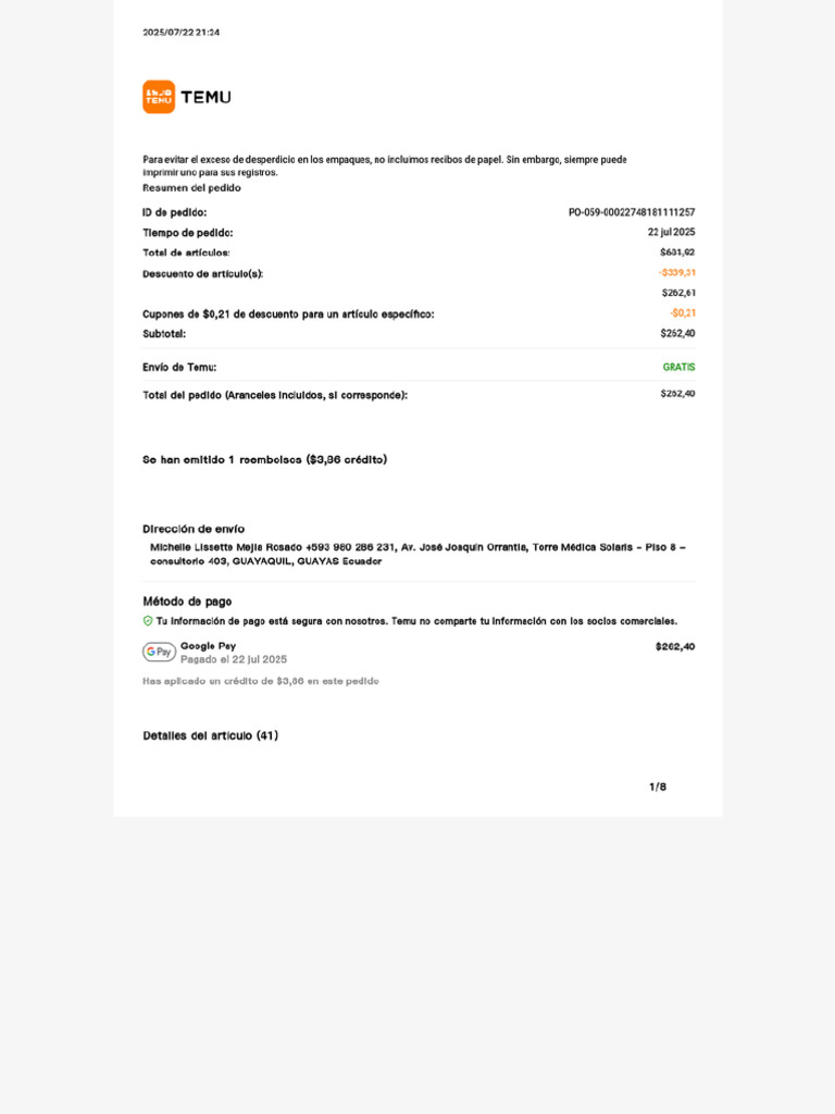 Temu Web Document | PDF