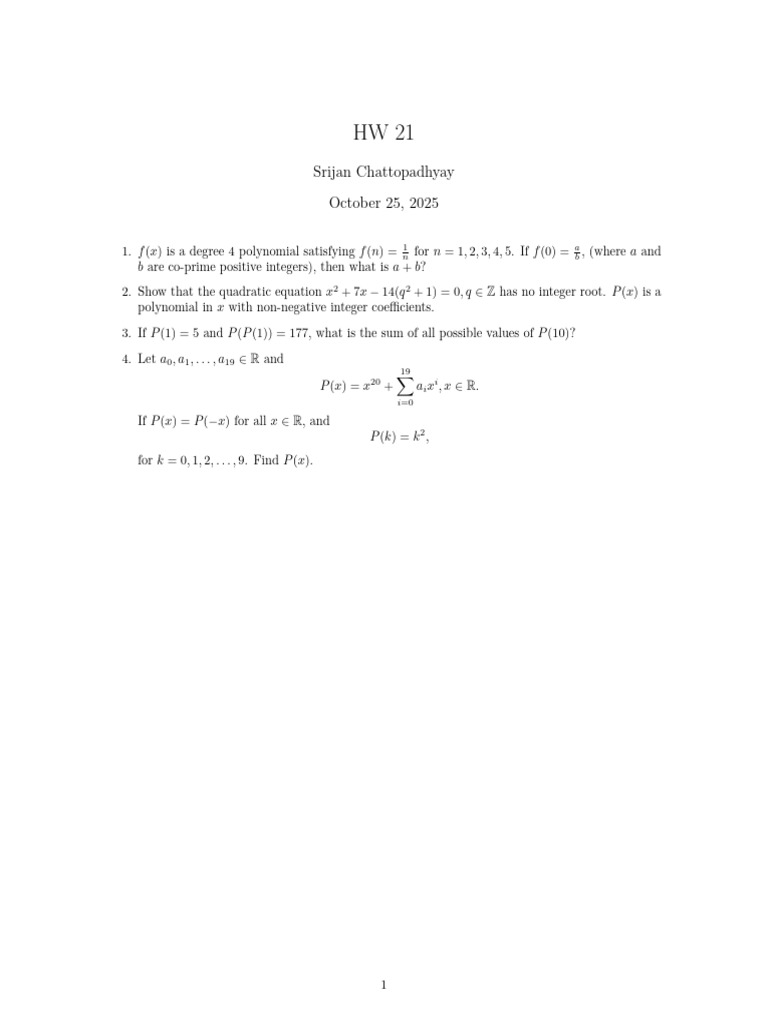 HW21 | PDF