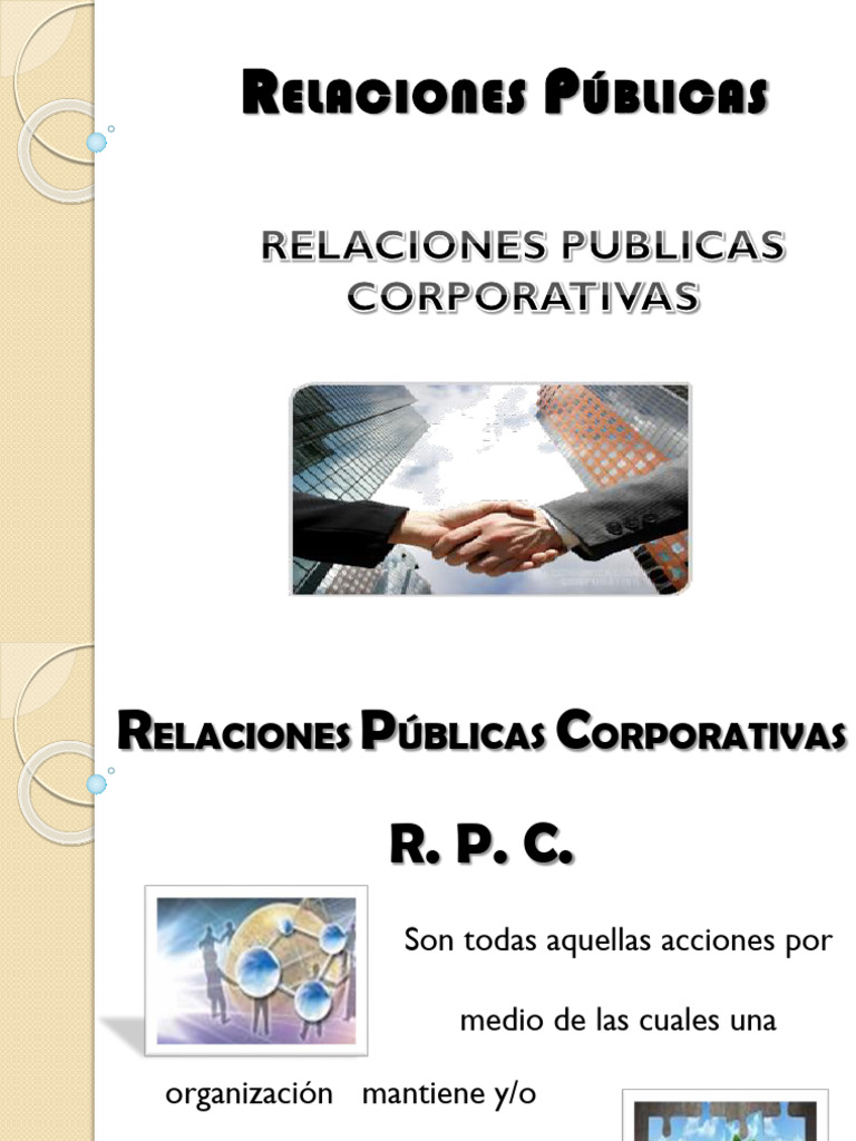 Estrategias de Relaciones Públicas Corporativas | PDF | Business ...