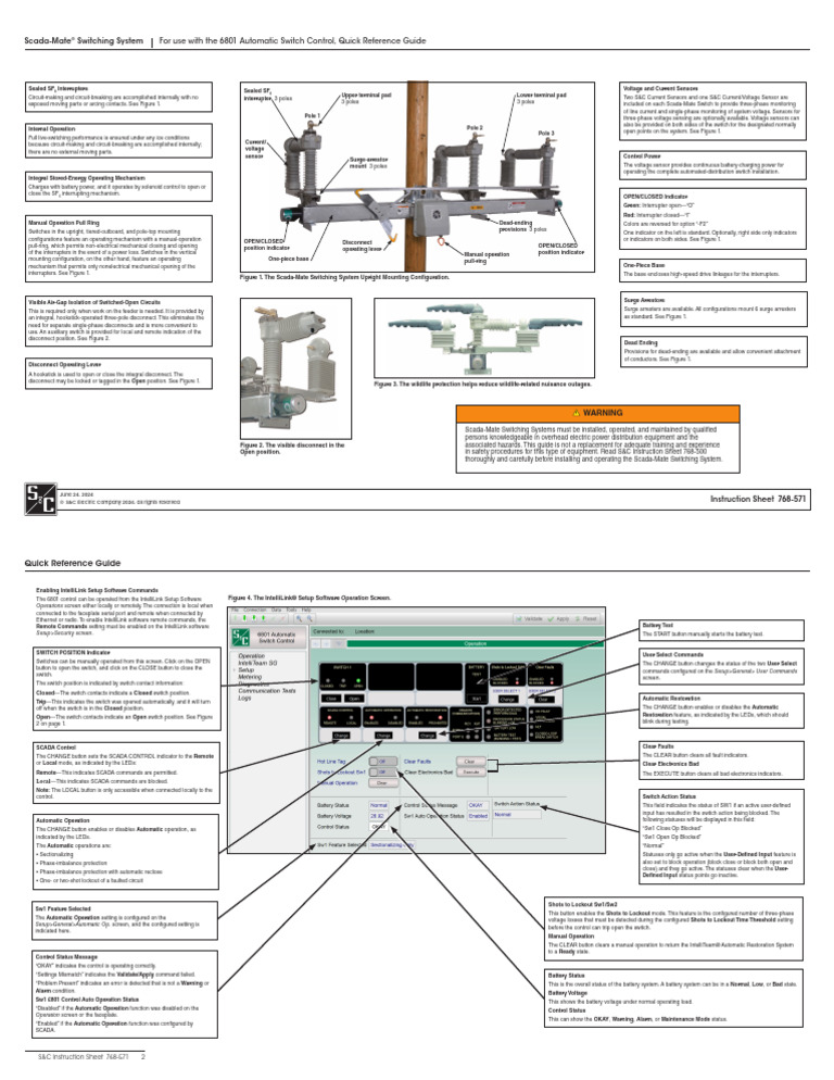 Scada-Mate Switching System Guide | PDF | Switch | Equipment