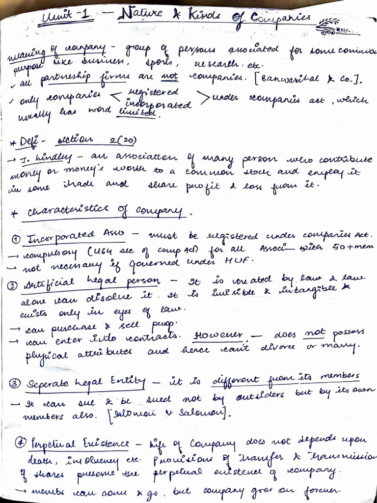 Company Notes | PDF