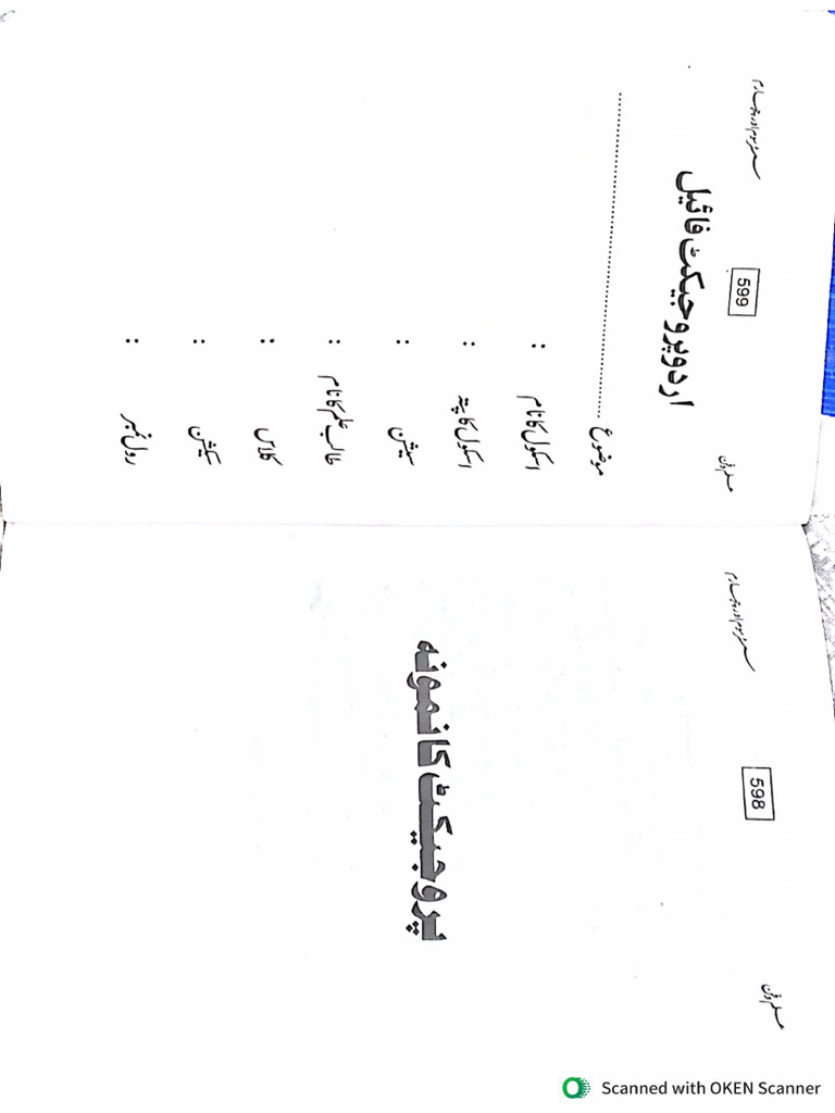 Urdu Project | PDF