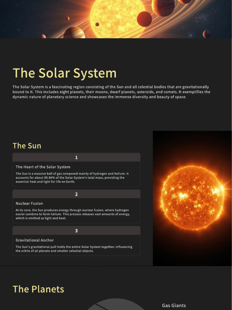 Overview of the Solar System | PDF | Planets | Solar System