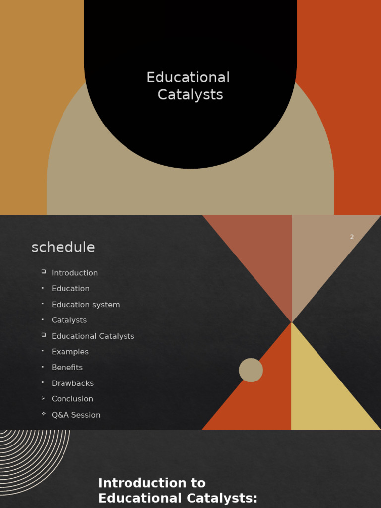 Understanding Educational Catalysts | PDF | Teachers | Learning