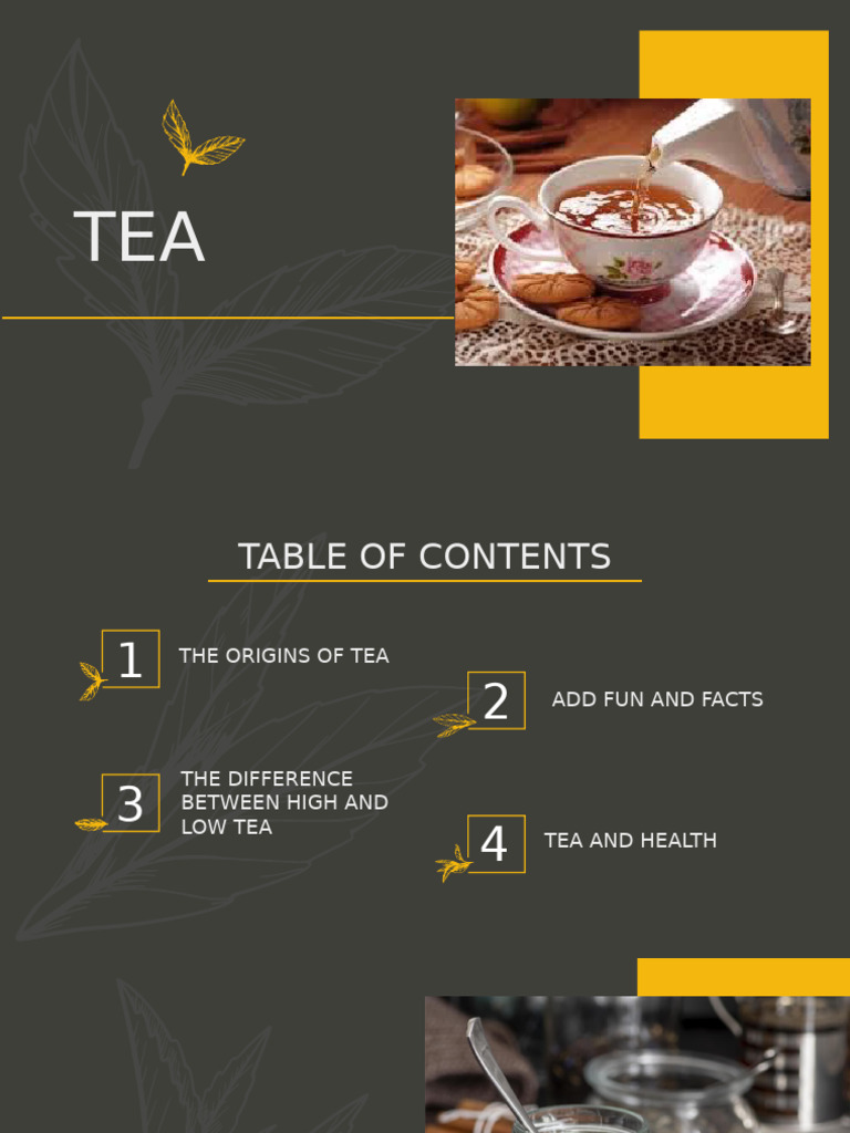 Origins and Types of Tea Explained | PDF | Tea | Drink