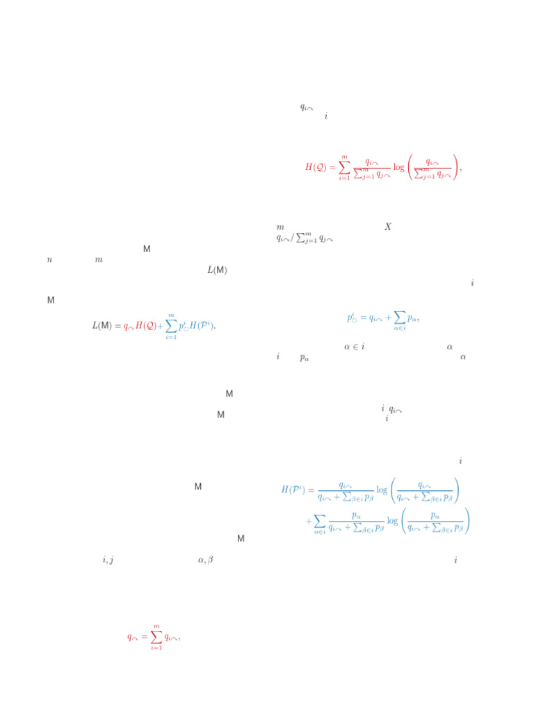Map Equation for Network Optimization | PDF | Mathematics | Theoretical ...