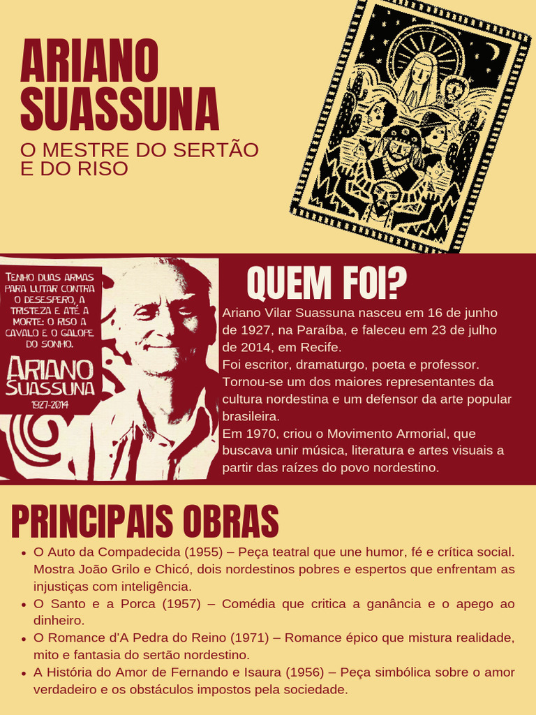 Ariano Suassuna: Obras e Legado | PDF