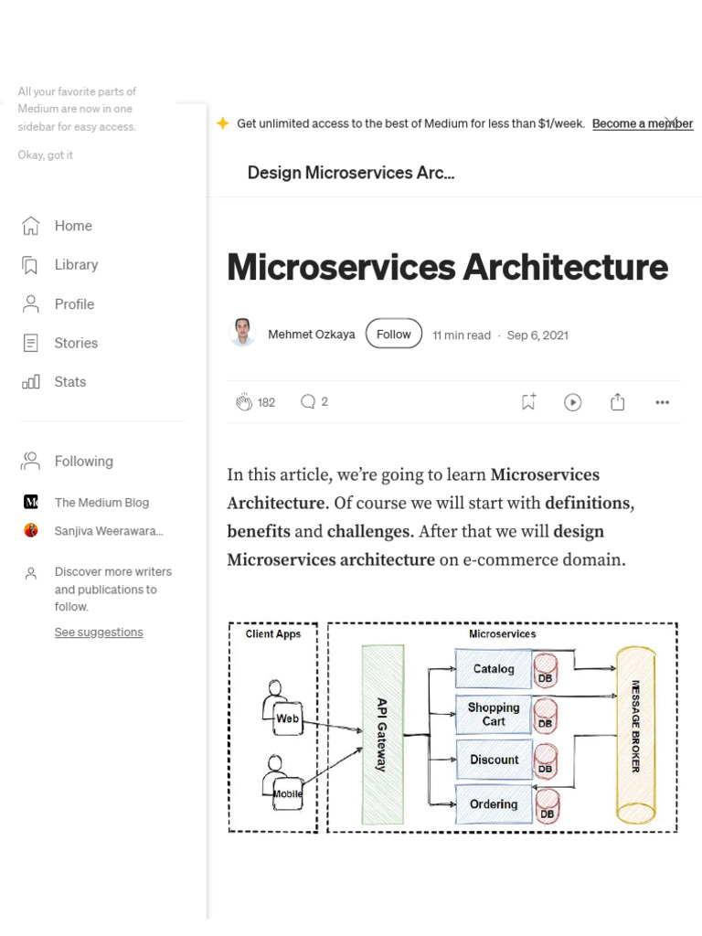 Microservices Architecture Explained | PDF | Databases | No Sql