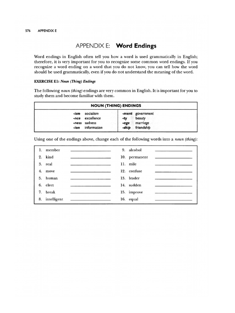 Word Formation 1 | PDF