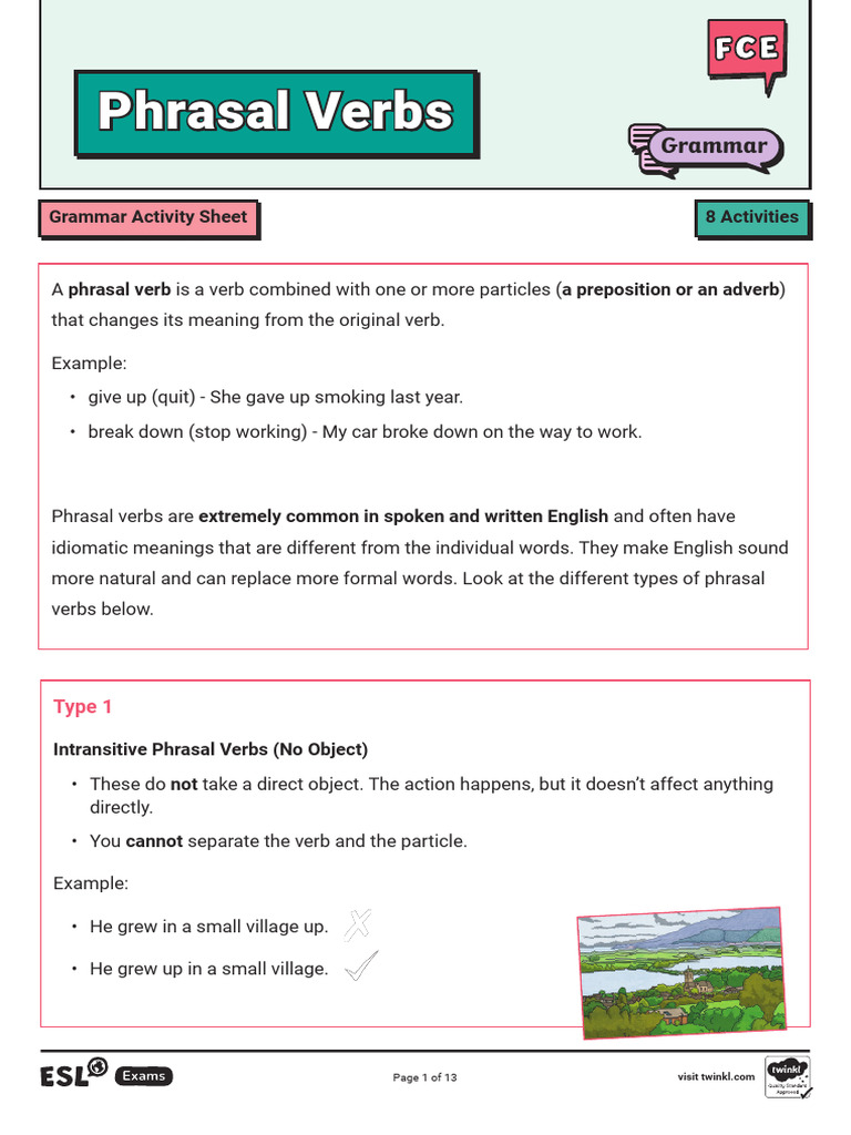T 1739182642 b2 First Fce Grammar Practice Sheet Phrasal Verbs Ver 3 ...