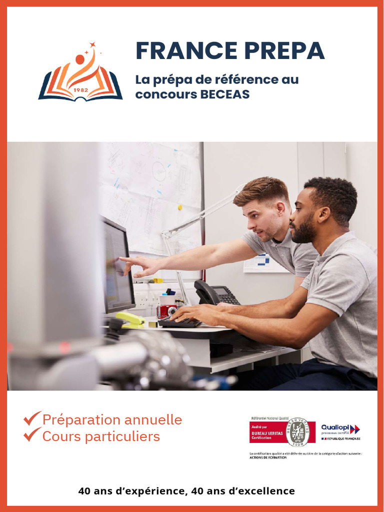 Prépa BECEAS : Excellence et Accompagnement | PDF | Actuaire