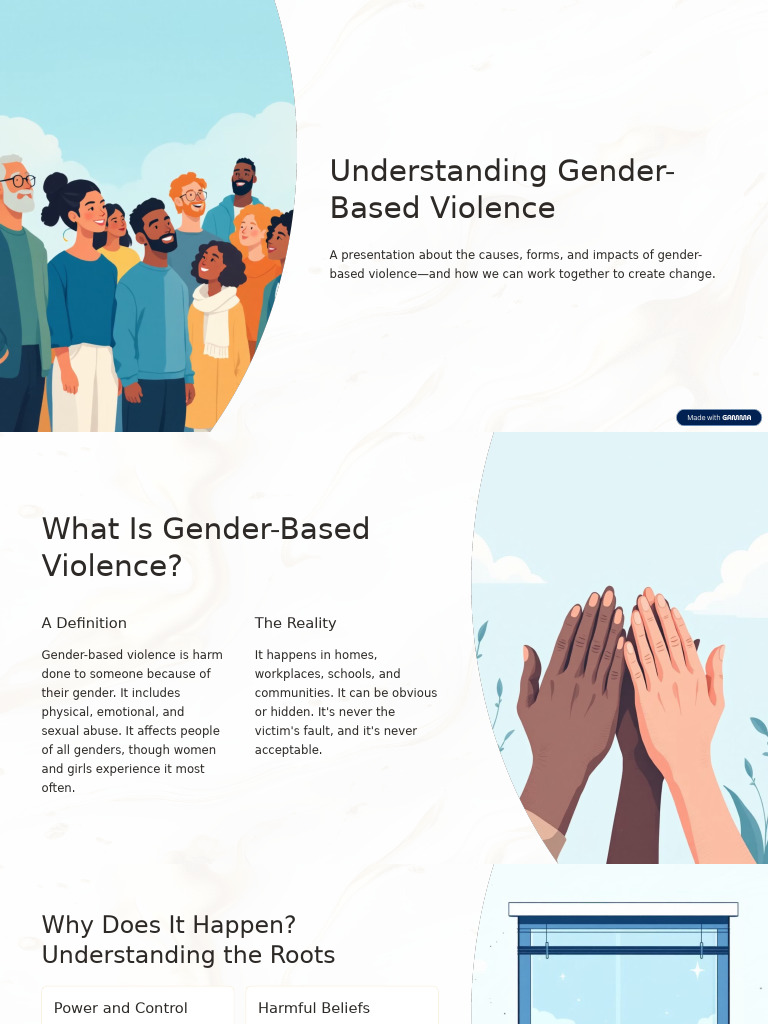 Understanding Gender-Based Violence | PDF | Violence | Domestic Violence
