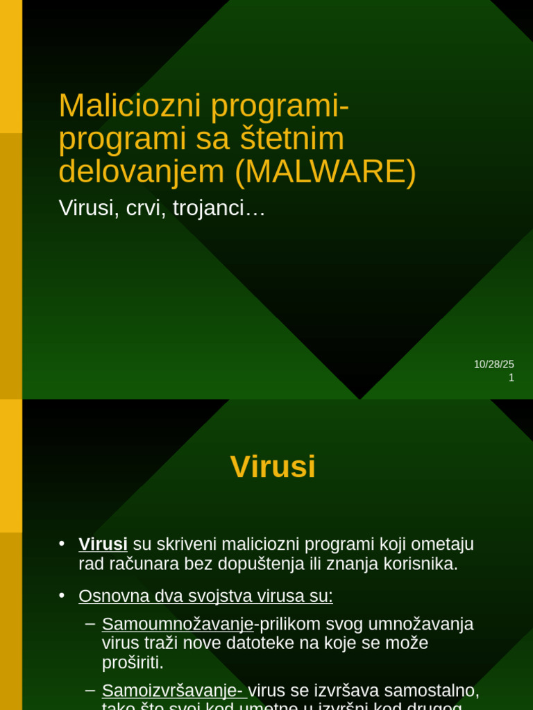 Maliciozni Programi | PDF