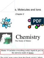 Chapter 2 Atoms Molecules Ions