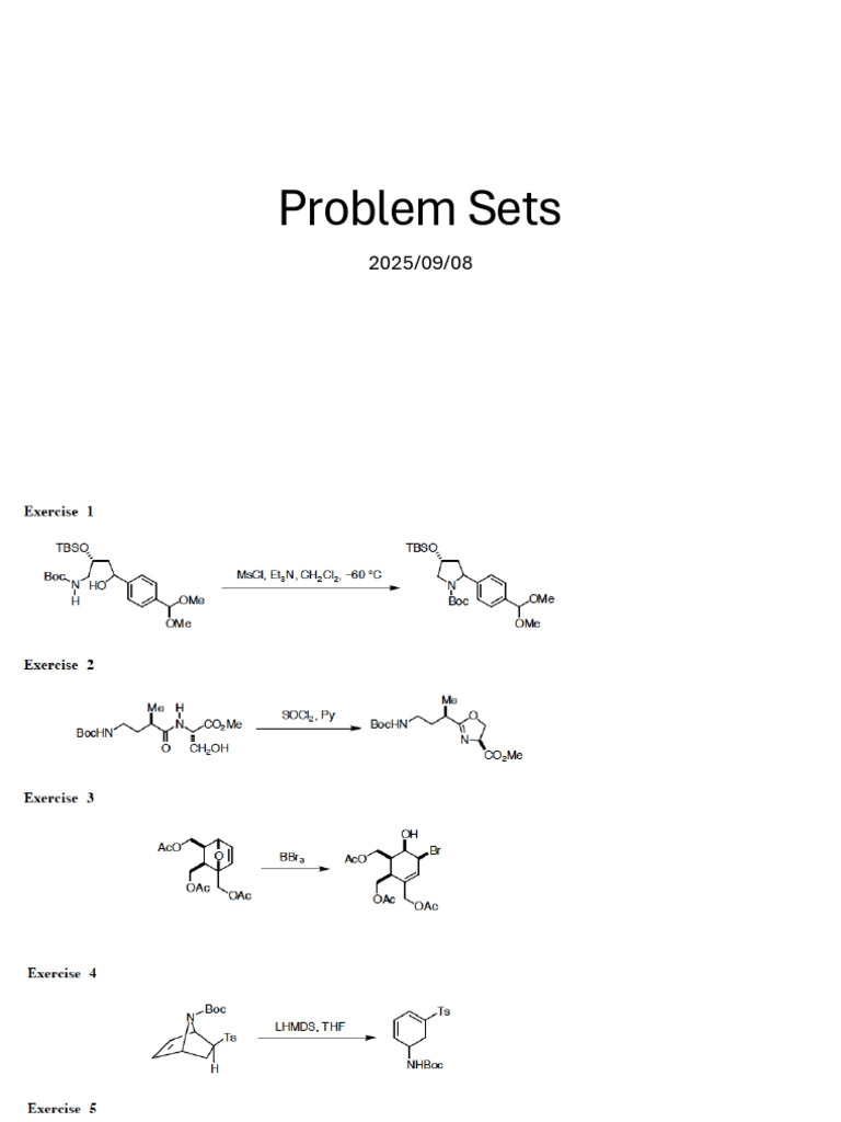 Problem Set - Part 1 | PDF