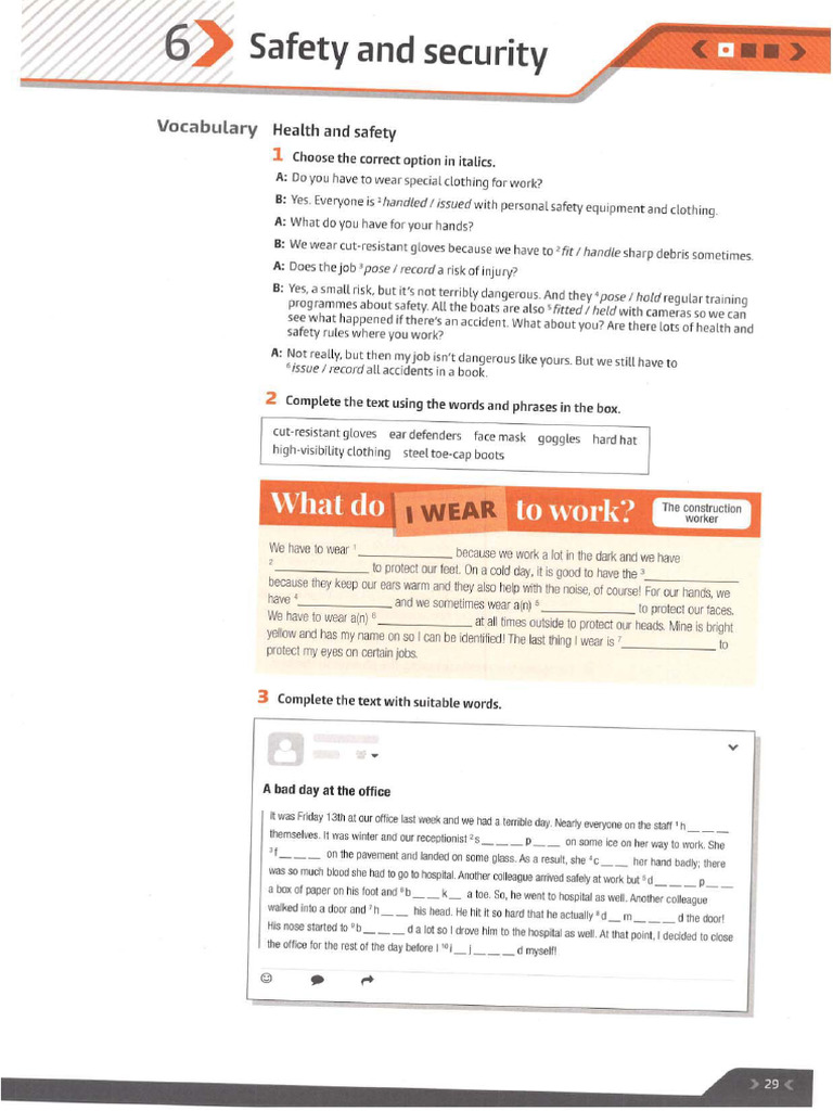 Business PArtner B1 Workbook - U6 | PDF