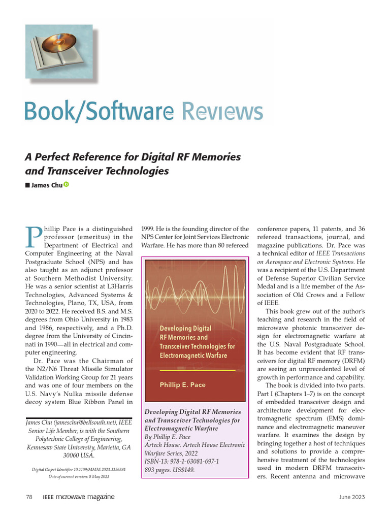 Digital RF Memory Transceiver Design | PDF | Analog To Digital ...