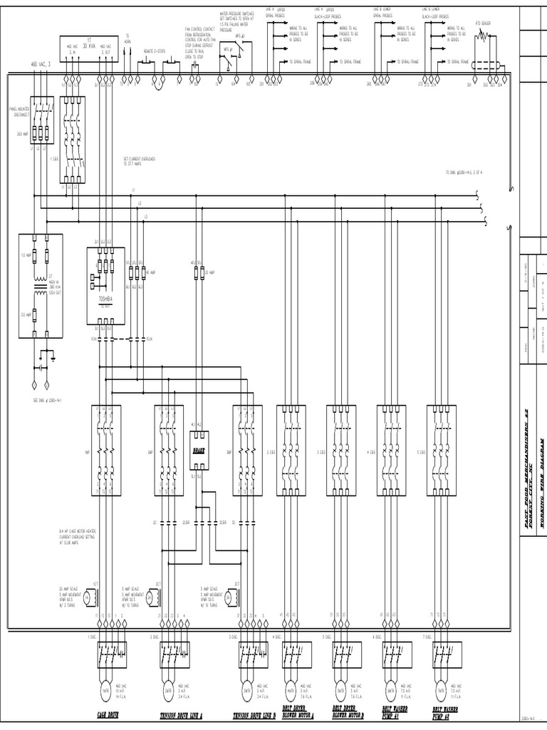 Electrical Wiring and Control Diagram | PDF | Components | Computer ...