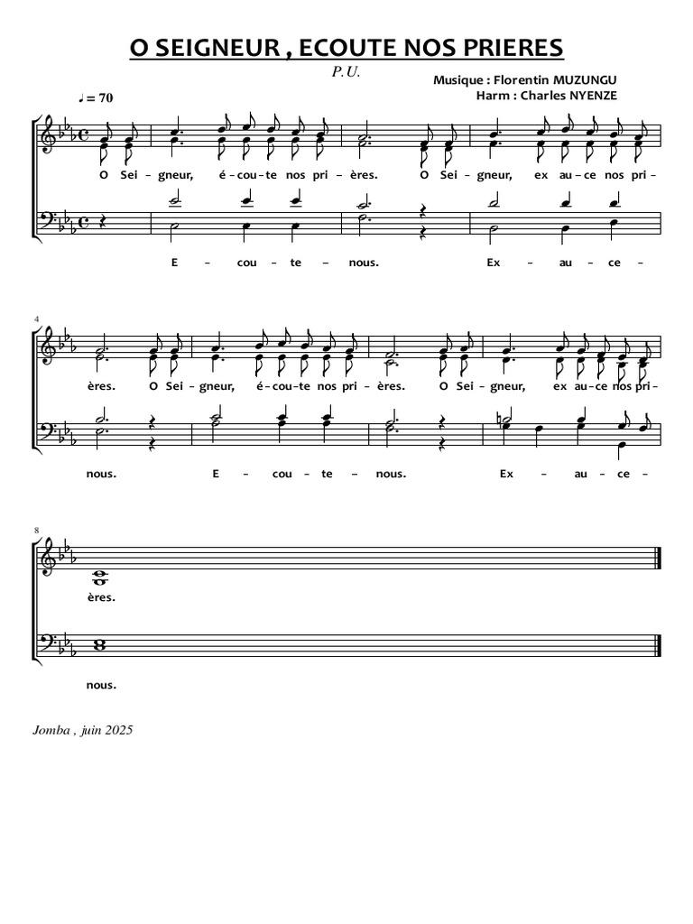  Seigneur coute Nos Pri res PDF