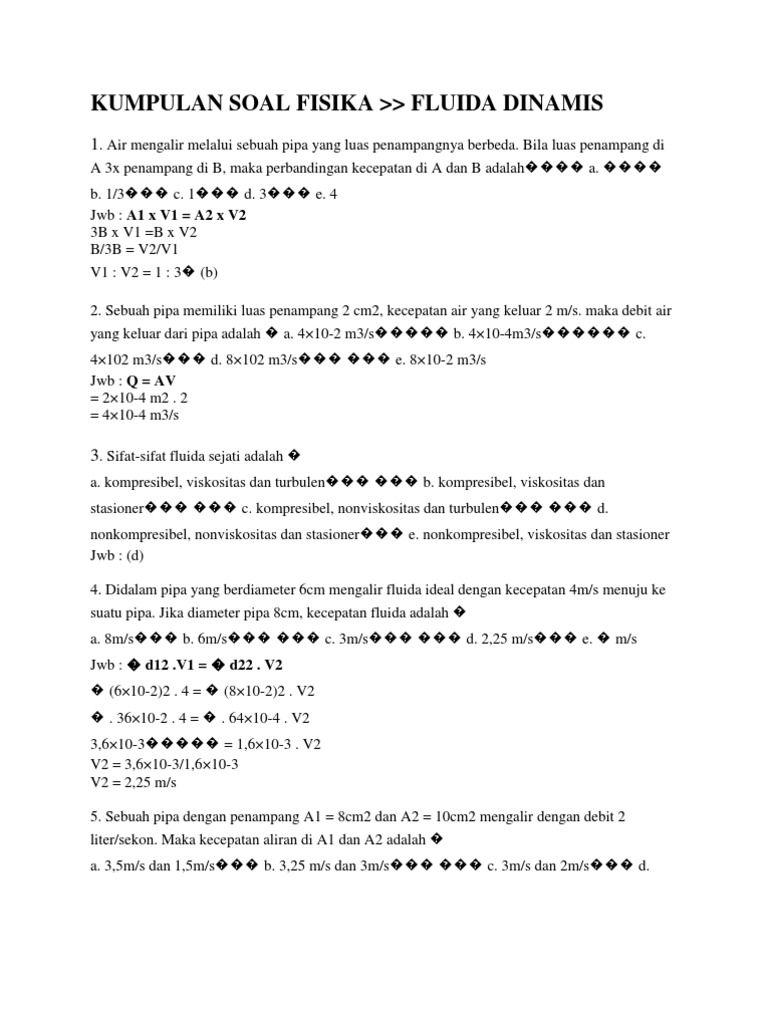 Kumpulan Soal Fisika