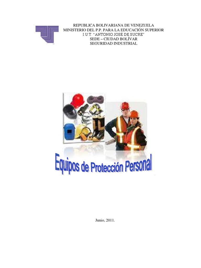 Equipos de Proteccion Personal | PDF | Tecnología