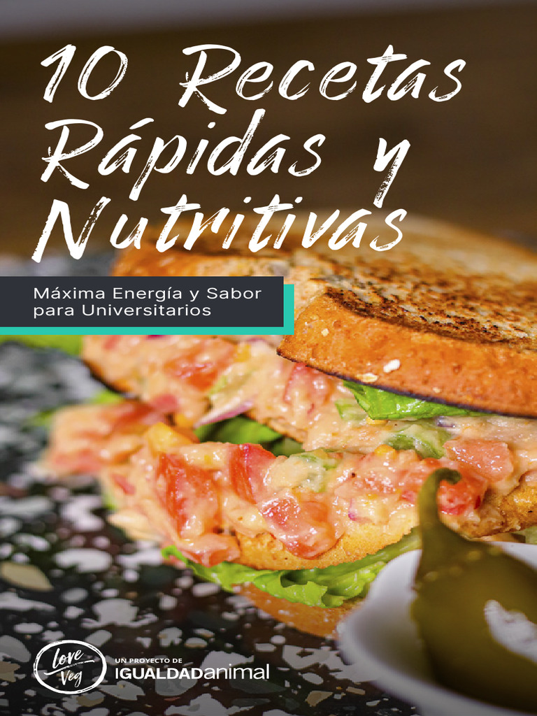 Recetas Veganas Rápidas para Universitarios | PDF | ensalada | Veganismo