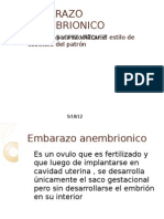 Embarazo Anembrionico