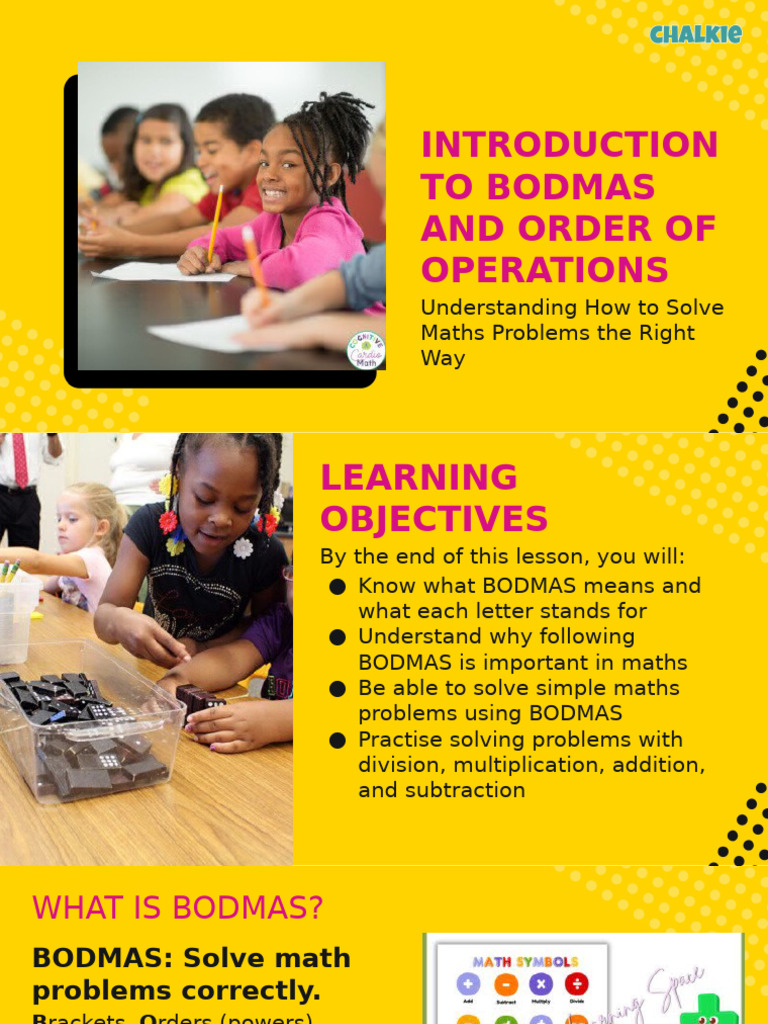 BODMAS: Mastering Order of Operations | PDF | Multiplication | Mathematics