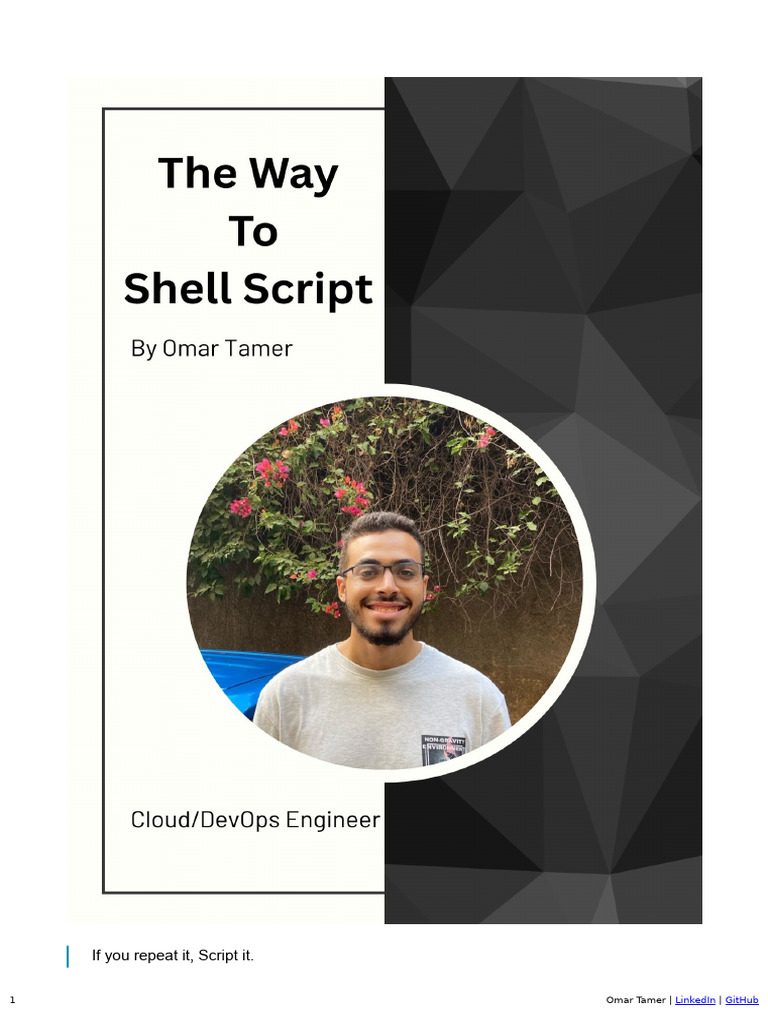 The Way To Shell Script PDF | PDF