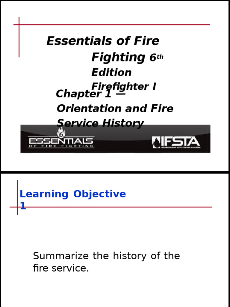 Firefighter Level 1-1 | PDF | Firefighter | Safety