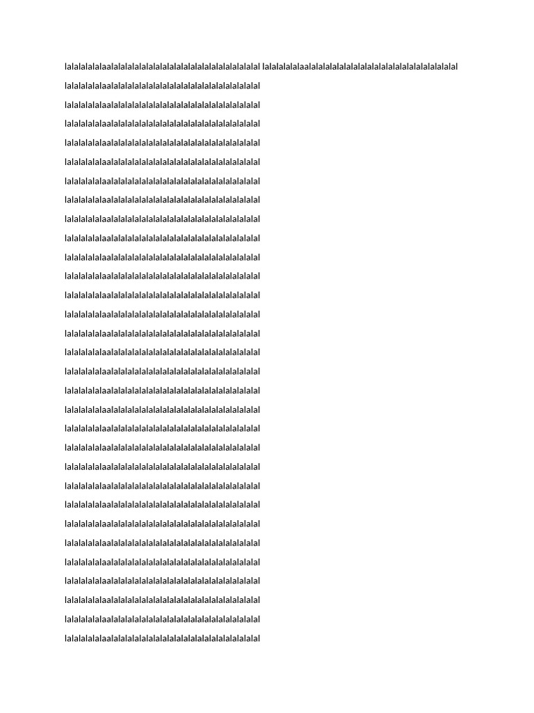 Repetitive Text Analysis Document | PDF