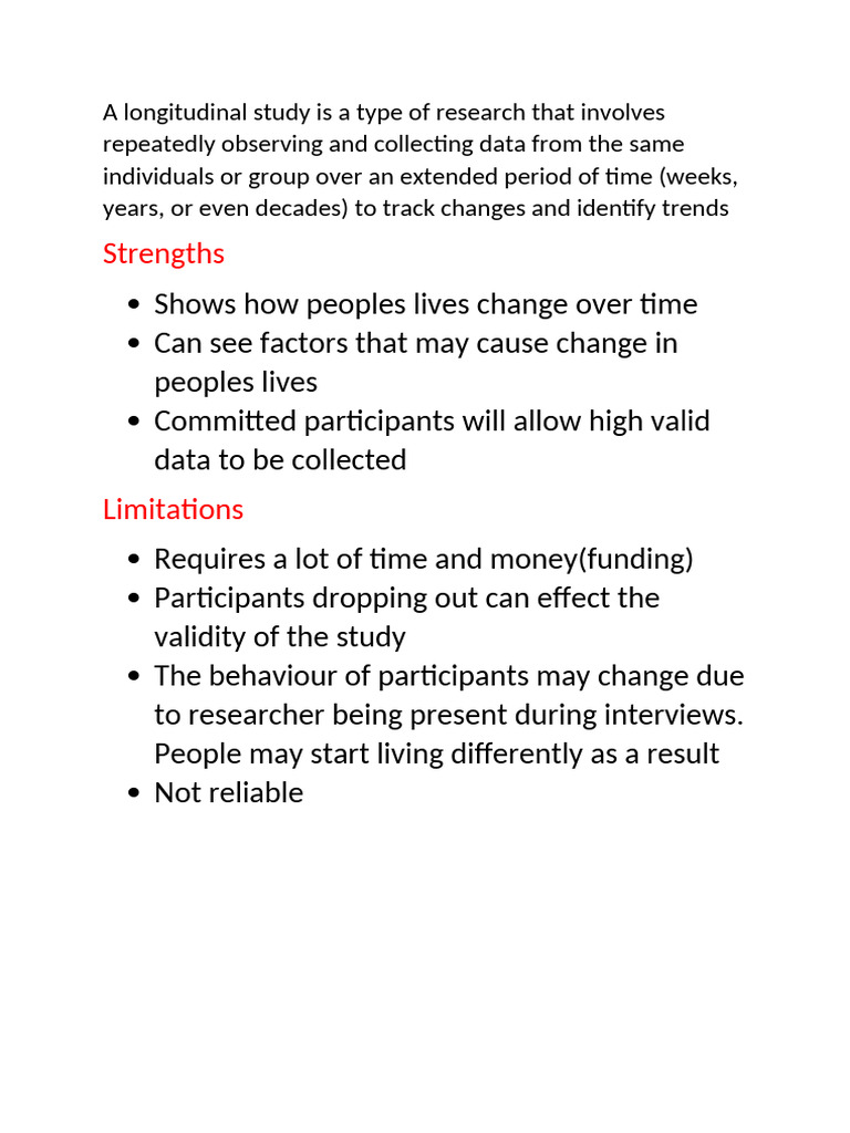 Understanding Longitudinal Studies | PDF | Qualitative Research ...