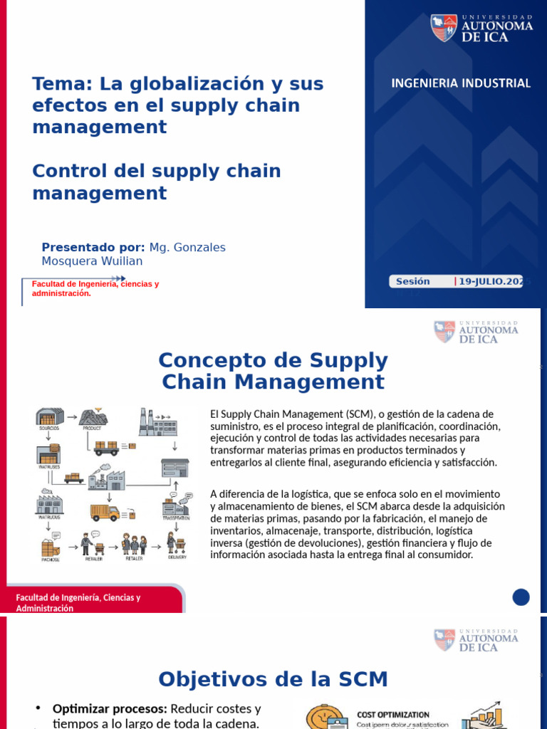 Semana 13 El Controlenel Supply Chain Management | PDF | Gestión de la ...