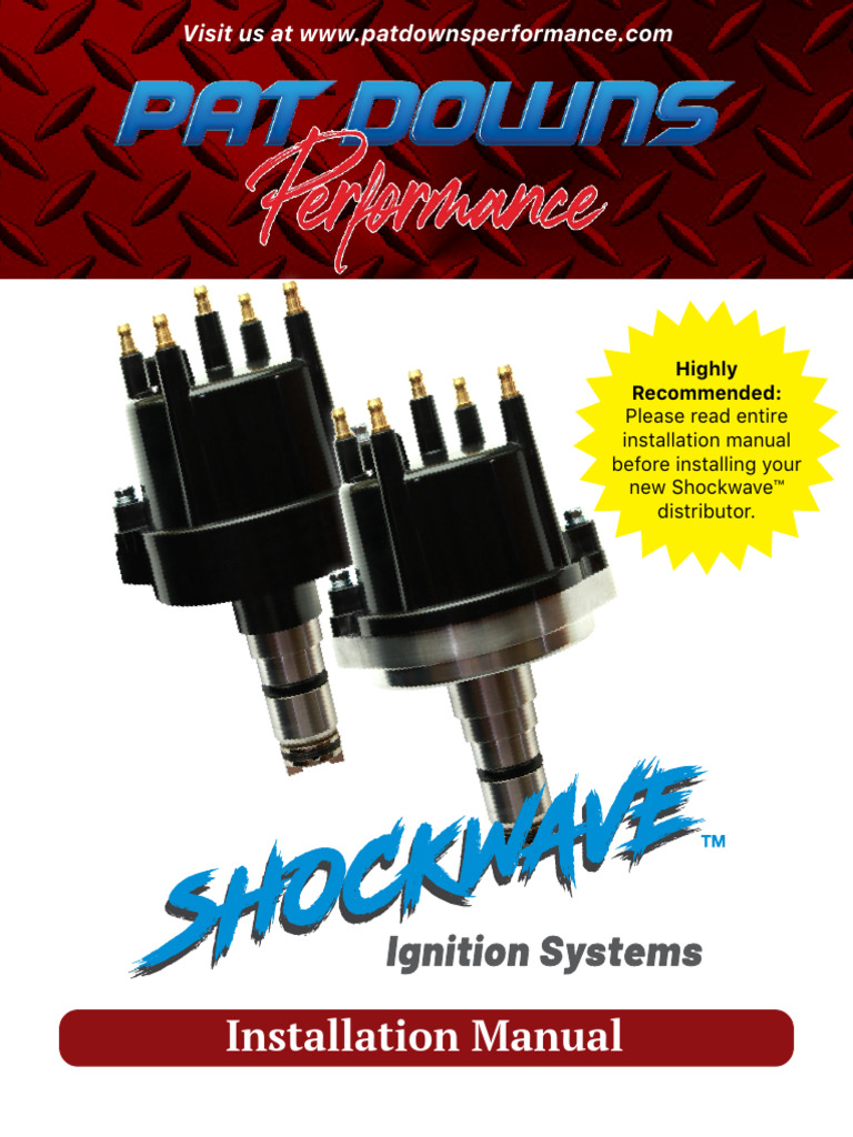 Shockwave™ Distributor Installation Guide | PDF | Distributor ...