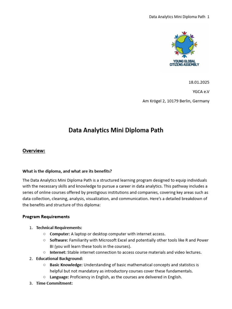 Data Analytics Mini Diploma | PDF | Data Analysis | Analytics