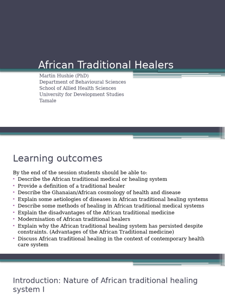Understanding African Traditional Healing | PDF | Alternative Medicine ...