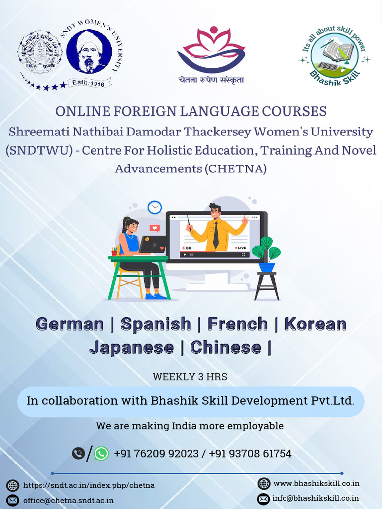 Language Courses for Skill Development | PDF | Korean Language ...