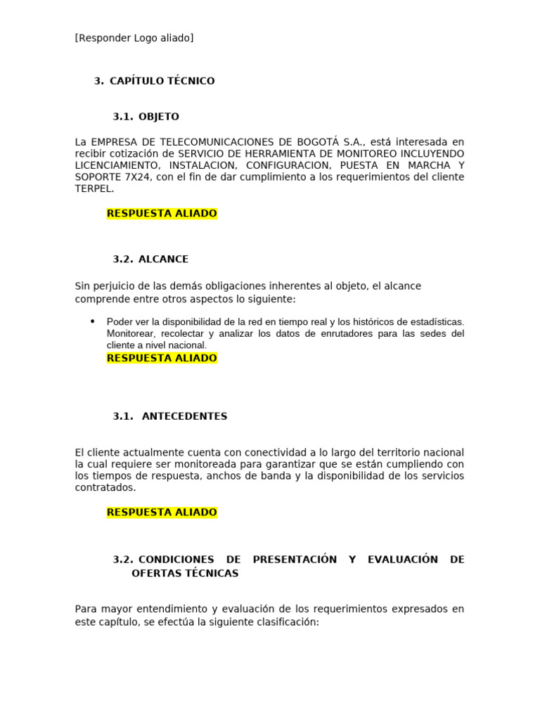 Cotización para Monitoreo de Red ETB | PDF | Software | Ingeniería ...