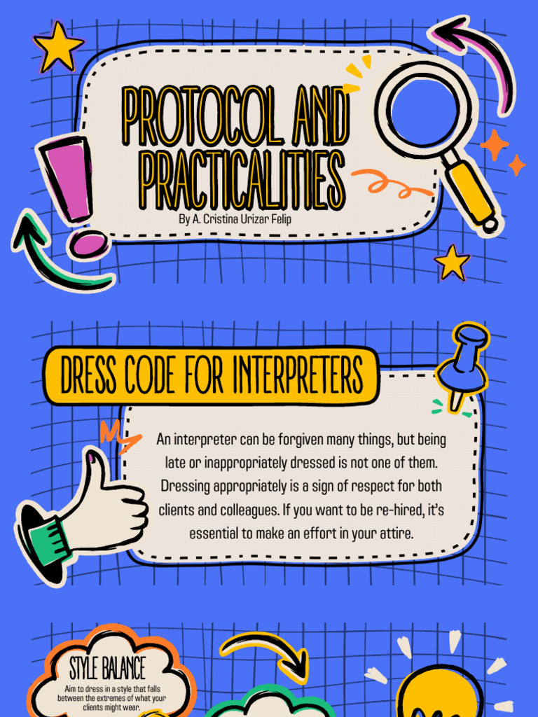 Interpreter Dress Code and Essentials | PDF | Clothing | Human Appearance