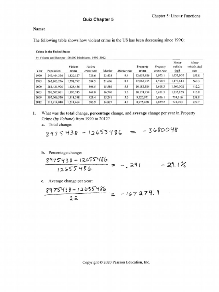 Quiz CHP 5 Solution | PDF