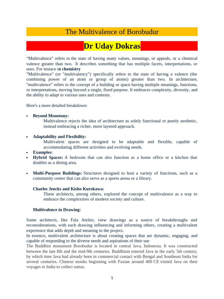 The Multivalence of Borobudur | PDF