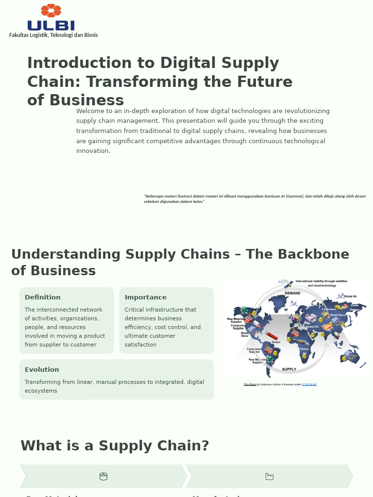 Digital Supply Chain Transformation Guide | PDF | Supply Chain ...