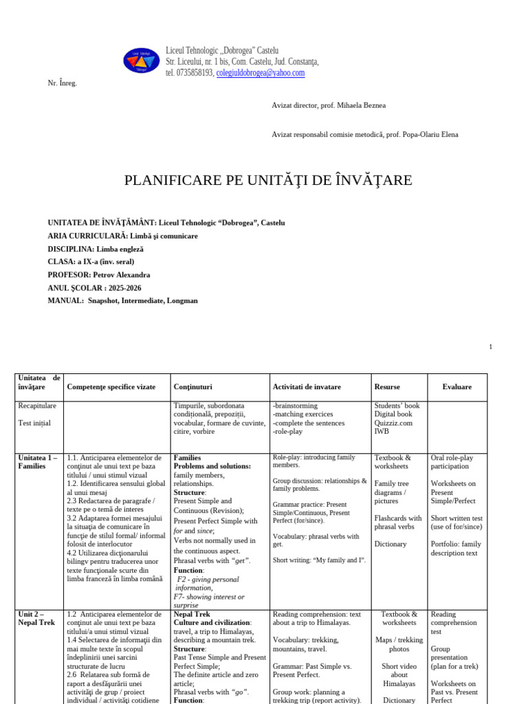 Seral Unitati | PDF