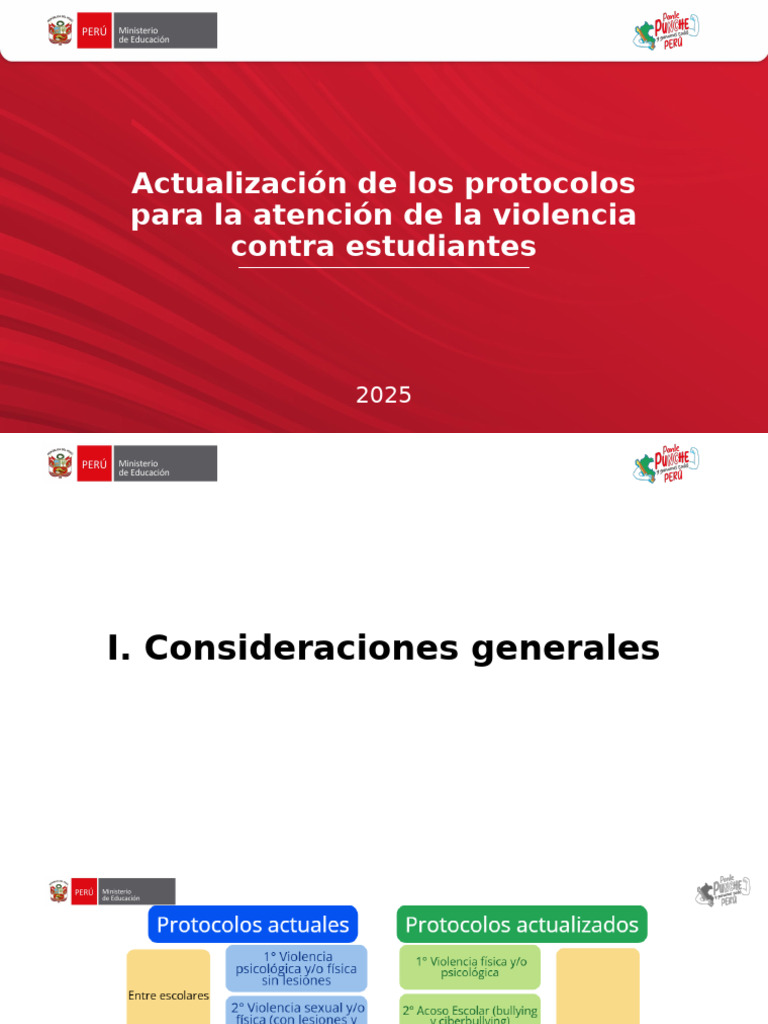 Protocolos de Atención Violencia Escolar 2025 | PDF | Violencia | Acoso ...