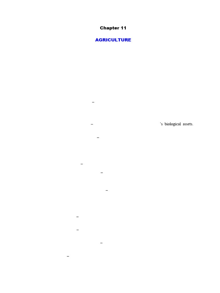 Agricultural Activity Standards and Guidelines | PDF | Fair Value ...