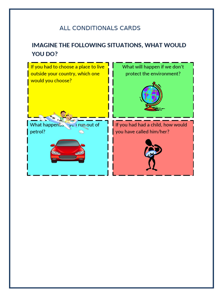 Conditional Scenarios for Discussion | PDF