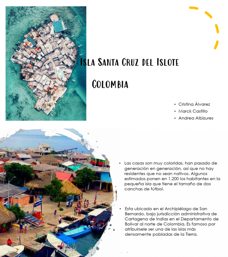 Isla Santa Cruz del Islote: Población y Cultura | PDF